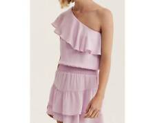 Krisa one shoulder ruffle dress for women - size L