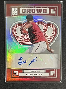 2022 Panini Capstone Luis Frias RC Crown Auto #C-LF Diamondbacks Rookie - Picture 1 of 2