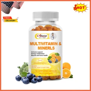 Multi Vitamin for Men 120 Capsules Mens Prostate Multivitamin Multimineral Daily - Picture 1 of 8