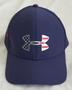 Under Armour 1293409 Mens UA Freedom USA Hat Headwear Baseball Cap M/L - Picture 1 of 11