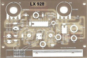 c.s. LX928 nE nuova ELETTRONICA Radio Ricevitore AM ad Onde Medie Supereterodina - Imagen 1 de 2