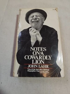 NOTES ON A COWARDLY LION - 394 PG PB - JOHN LAHR - 1969 - KNOPF - 1P - Picture 1 of 6