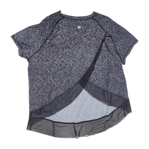Lululemon Quick Pace Short Sleeve Soundwave White Black / Black - Picture 1 of 6
