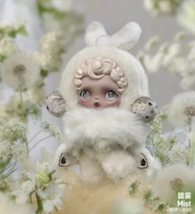 AUTHENTIC POP MART Skullpanda L'impressionnisme Series Plush Doll Pendant - MIST - Picture 1 of 6
