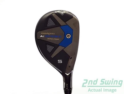 Como Nuevo Callaway Paradym Ai Smoke Max Fast Hybrid 5 Híbrido 24° Grafito Senior Right Foto 1 de 4