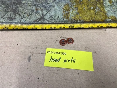 2012-2018 2 Door FIAT 500   HOOD NUTS SET OF 2 - Image 1 of 4
