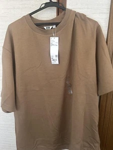 Camiseta Marrón Mezcla Algodón Cuello Redondo con Etiqueta, Estilo Informal, Usada - Imagen 1 de 1