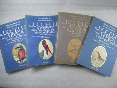 Gli Uccelli dell'Africa Orientale Italiana Vols 1-4 (1940-44) - MOLTONI EDGARDO - Image 1 of 4