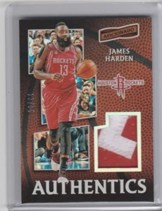 James Harden 2016-17 Aficionado #28 Game Used Patch Serial #'D 13/25 Jersey # - Bild 1 von 2