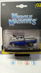 Maisto Muscle Machines 1955 Chevrolet Cameo Pick-Up Series 1 (NG09) - Foto 1 di 2