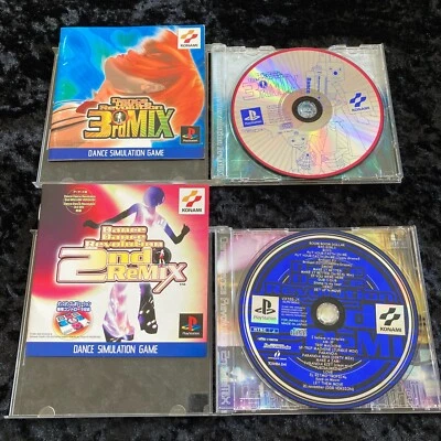 Lot 3 SONY PS1 Dance Dance Revolution 2nd  3rd  Dance&Music  games set Japan - Image 1 of 3
