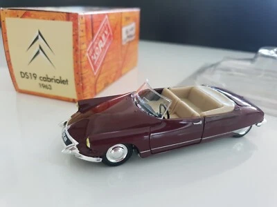 Voiture Citroën Ds 19 Cabriolet 1963 1/43 Norev - Photo 1/4