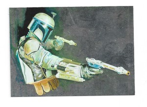 Star Wars Galaxy 6 Brian Rood Foil Card 9 Jango Fett