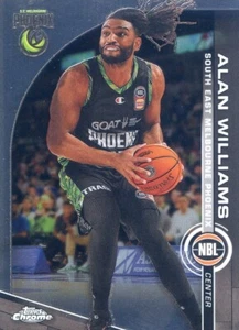 2023-24 Topps Chrome NBL Base NO. 73 Alan Williams, South East Melbourne Phoenix - Picture 1 of 2