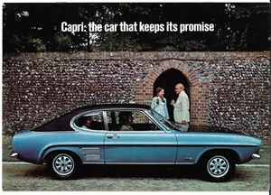 Ford Capri Mk1 1971-1972 UK Market Sales Brochure 3000 2000 1600 1300 - Picture 1 of 4