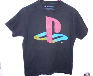Boys Distressed Playstation Logo Shirt Size Medium - Picture 1 of 7