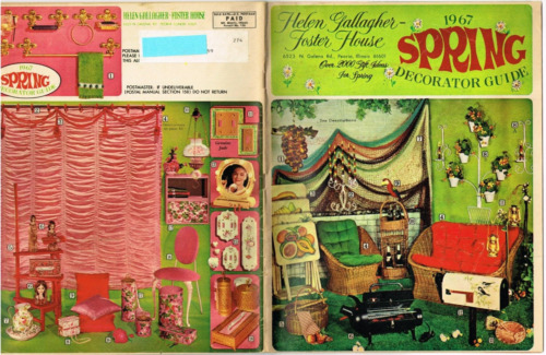 1967 Spring Decorator Guide Catalog Foster House Atomic Era MCM Decor  Vintage