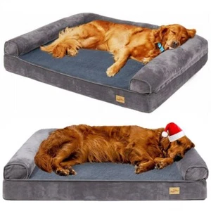 Comfy Pet Bed Sofa Dog Bedding Soft Warm Mattress Cushion Pillow Mat Plush Cover - Picture 1 of 24
