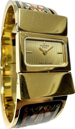 HERMÈS Orologio Spazzatura Hermes Roque L01.201 Donna Quarzo Garanzia Internazionale 51744178