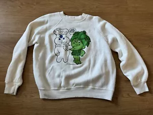 Vintage Pillsbury Doughboy 80’s Crewneck Sweatshirt Sz Large Cream 1984 - Bild 1 von 5