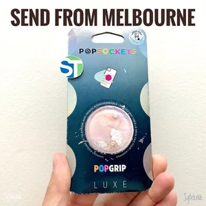 NEW Genuine Popsockets LUXE Gen 2 Adhesive Popgrip - Tidepool Dreamy Whirl Pink - Picture 1 of 11