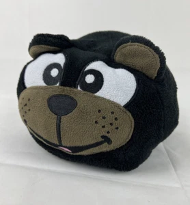 Cuscino Coperta Peluche Comodo Critters Orso Nero Pile con Cappuccio Gioventù Coccole - Foto 1 di 9