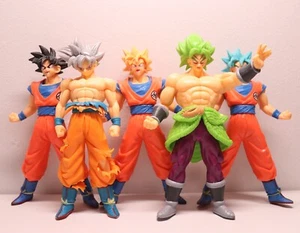 Dragon Ball Z Super Action Figure Set Goku & Broly Super Saiyan & Ultra Instinct - Picture 1 of 19