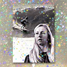 Sharron Weber Holographic Waverider Sketch Card Limited 1/5 Dr. Dunk Signed