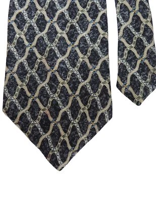 Corbata Geoffrey Beene Para Hombre Novedad Carbón Taupe Multi 4" x 63" Foto 1 de 2