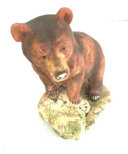 Lefton China Bear Figurine Brown -KW131 HAND PAINTED OVER 6" TALL Made in Japan - Picture 1 of 6