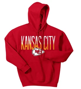 Herren NFL Kansas City Chiefs Red Gradient Logo Hoodie Trikot Gr. XL von Zubaz - Bild 1 von 3