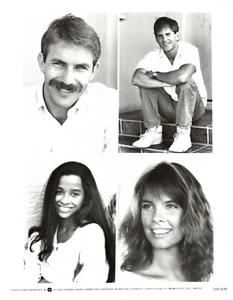 Kevin Costner & Rae Dawn Chong 1985 American Flyers 8x10 B&W Promo Photo A1 - Picture 1 of 1