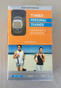 Nib Heart Rate Monitor Timex Watch Personal Trainer Wellness, with Indiglo Light