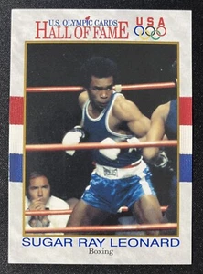 1991 Impel U.S. Olympic Cards Hall Of Fame 29 Sugar Ray Leonard - Boxing - Picture 1 of 4