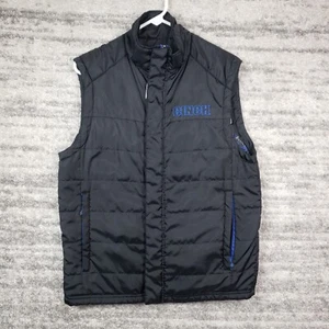 Chaleco Cinch Para Hombres Pequeño Negro Cremallera Completa Cuello Sin Mangas Western Acolchado Invierno - Imagen 1 de 10