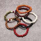 Einfacher Perlen --Einzelkreis Buddha Perle Holzperlenarmband   q