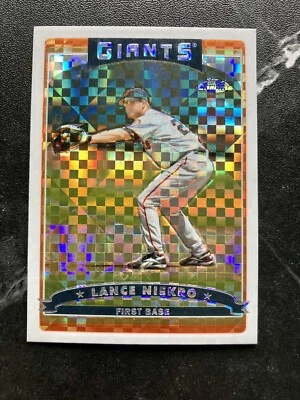 2006 Topps Chrome X-Fractor Lance Niekro #219 San Francisco Giants - Image 1 of 2
