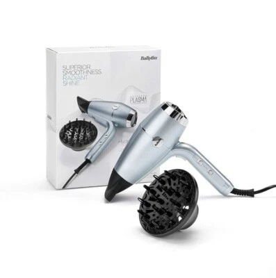 Secador de pelo Babyliss Hydro-Fusion 2100W 5573U tecnología avanzada de plasma humedad Foto 1 de 3