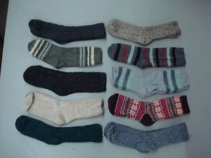 New Women's Burlington Merino Wool Blend Socks Shoe Size 6-9 Multi 10 Pair #990A - Picture 1 of 3