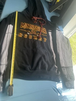 Minnesota Golden Gophers Sudadera con Capucha Para Hombre Talla XL Negra Hockey Sudadera A1 Foto 1 de 4
