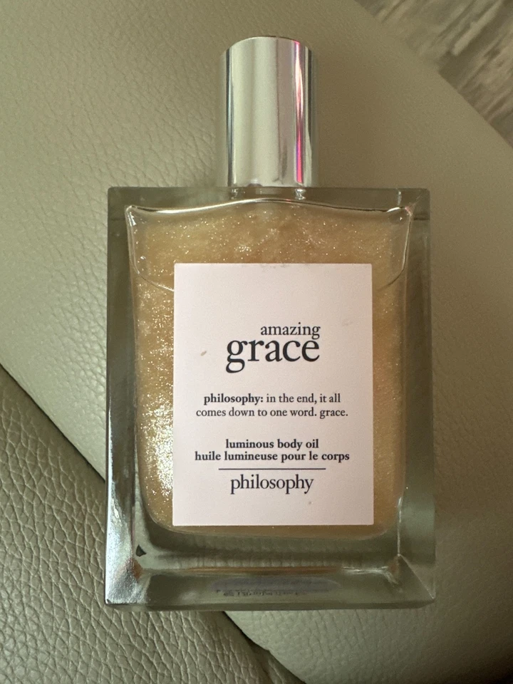 FILOSOFIA - Amazing Grace - Óleo Corporal Luminoso Perfumado - Brilhante! NÃO LACRADO - Imagem 1 de 1