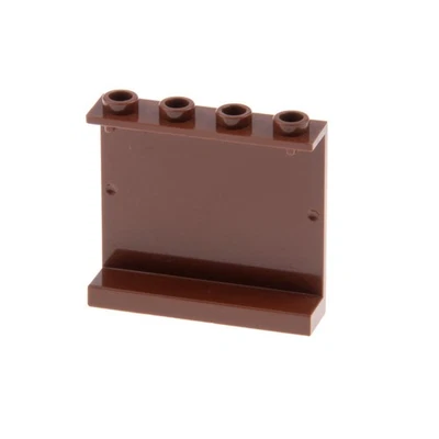 1x Lego Window Panels 1x4x3 Red Brown Studs Empty Star Wars 10144 30007b 4215b - Image 1 of 2