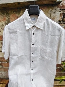 Vintage 2000 C. P. Company Linen Shirt **New** - Picture 1 of 12