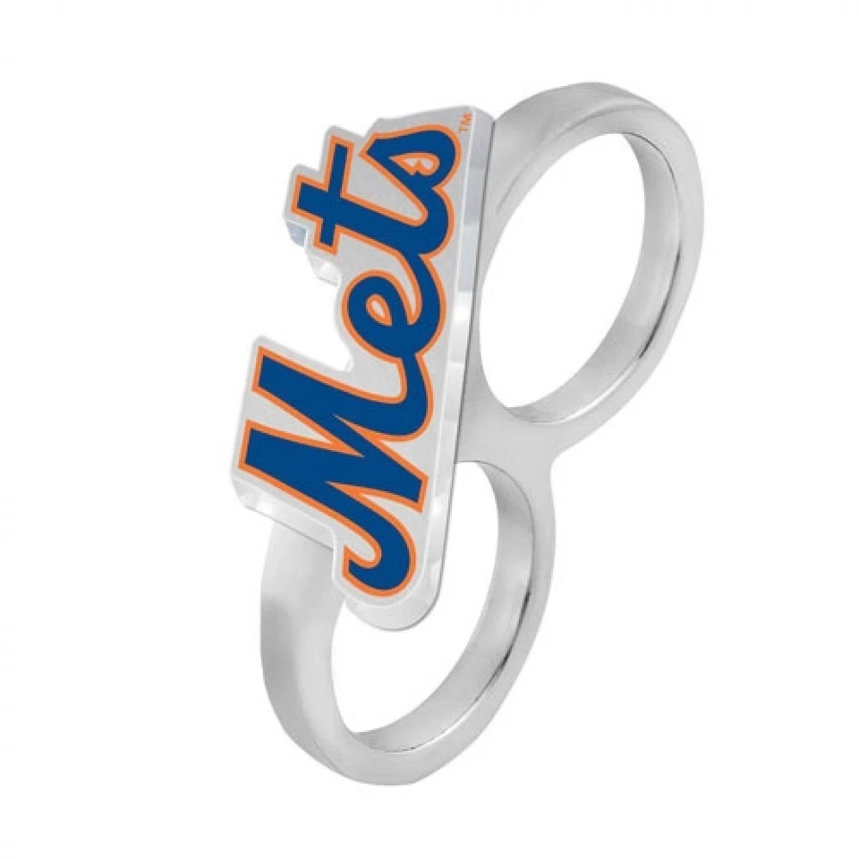 Game Time 101717 MLB New York Mets Knuckle Ring - Image 1 of 1