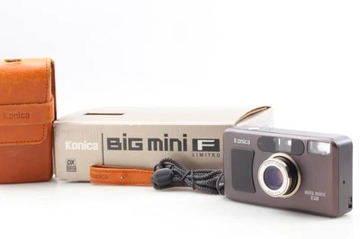 LCD Works NEAR MINT+3 IN BOX KONICA Big Mini F Limited Point& Shoot Camera JAPAN - Image 1 of 4
