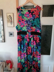 Ladies TU floral print maxi dress size 20 - Picture 1 of 8