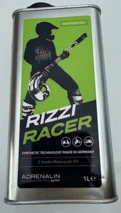 Huile moteur Rizzi Racer 2 Temps 1L Adrenalin synthétique moto scooter kart - Foto 1 di 5