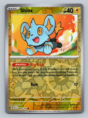 Pokemon Shinx SV02: Paldea Evolved 068/193 Near Mint NM Reverse Holo - Image 1 of 2