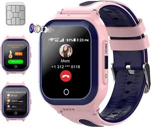 4G Kids Smartwatch with SIM Card, 1.4" GPS Smart Watch for Kids, B - Picture 1 of 6