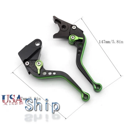 USA For KAWASAKI VULCAN/S 650cc NINJA650R 2018 Short Mixcolor Brake&Clutch Lever - Image 1 of 4